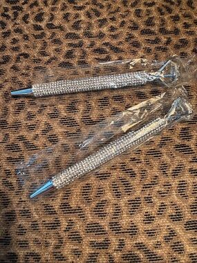 Rhinestone Crystal Ballpoint Pens - Pack of 2